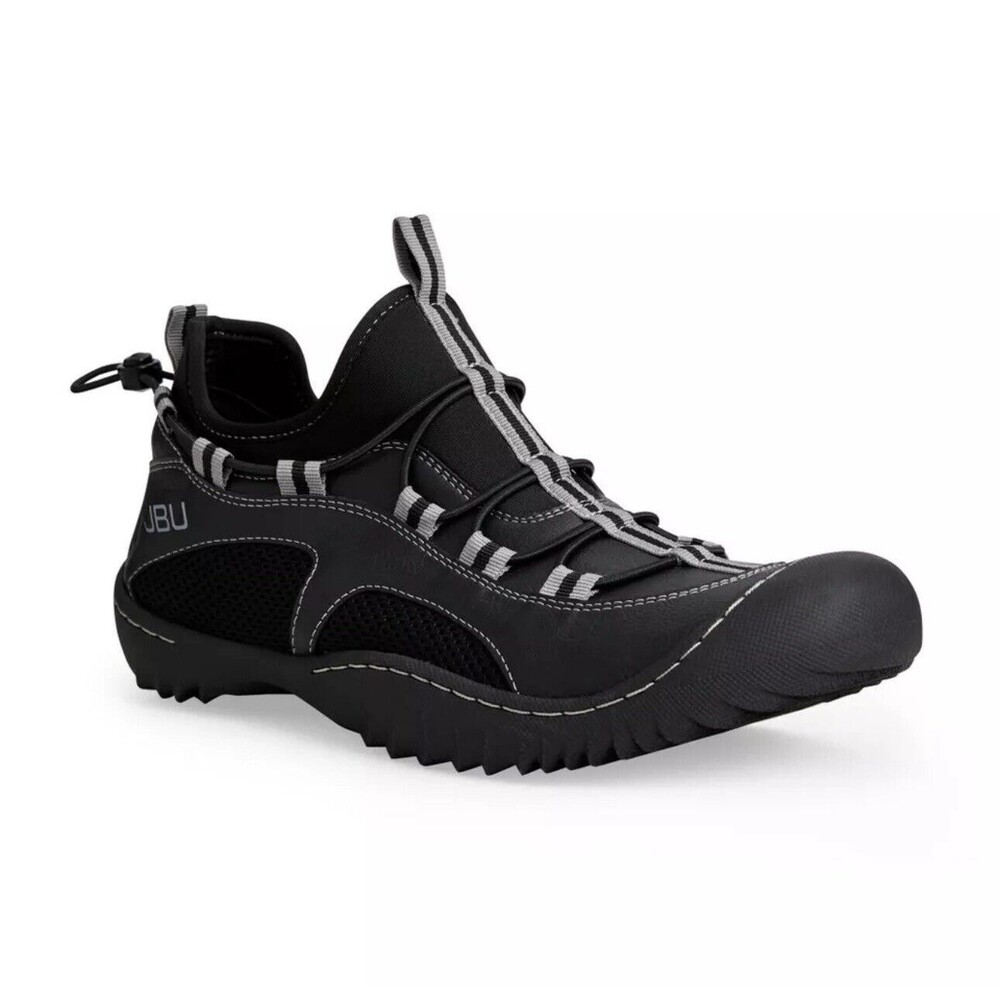 JBU Men's Tex Shoes, Black, Size 9M, New In Box